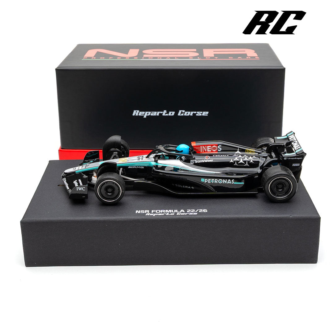 NSR Formula 22/26 Silver Arrow #63 – “Racing Department” – Race Setup for Wooden Tracks (NSR0508RCW-IL)