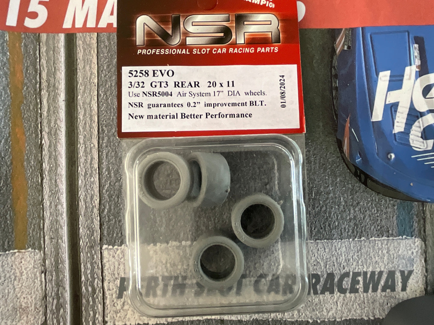 NSR Rear Endurance Tyres (20x10mm) (NSR5259)