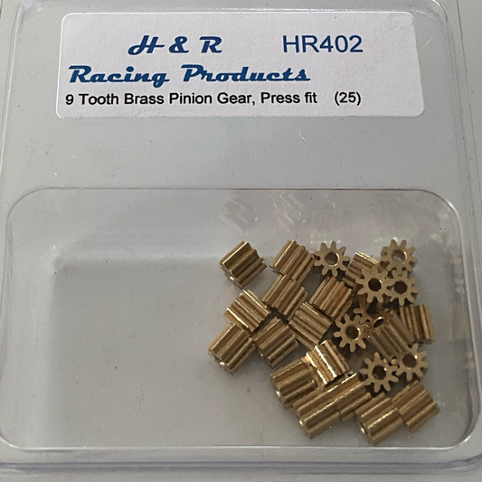H&R 9 Tooth Brass Pinion Gear (HR402)