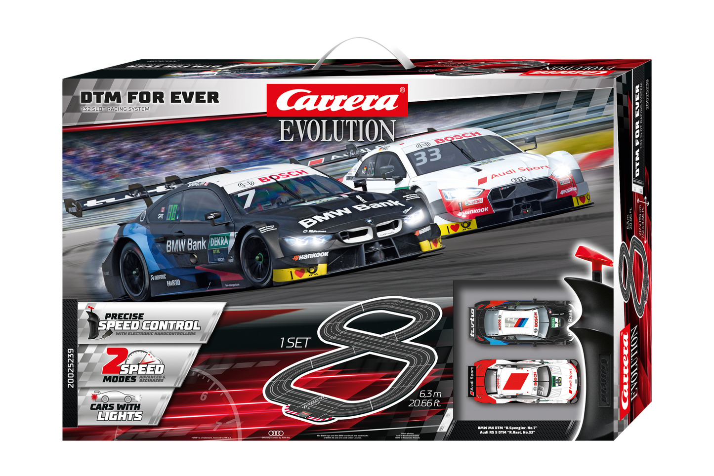 72025239 CARRERA DTM Forever 6.3m Track
