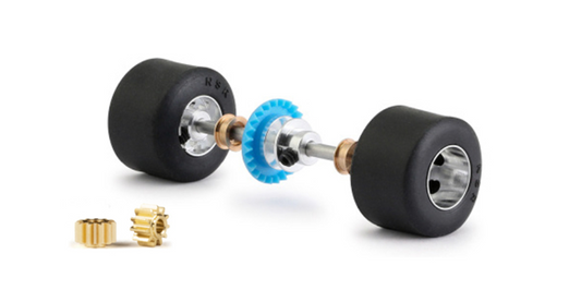 NSR REAR KIT RACING ULTRALIGHT RTR FOR SNR FORMULA 86/89 CARS with EVO3 GEARS (NSR9134EVO3)