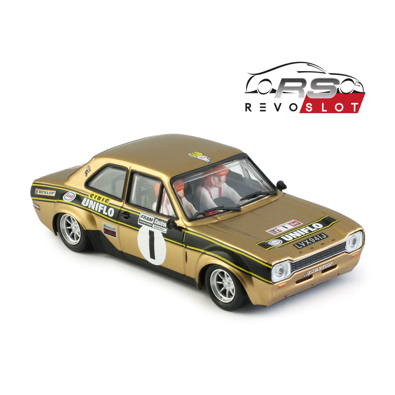 RevoSlot Ford Escort Mk1 1600 TC #1 – Esso Uniflo Welsh Rally 1972 Winner (RS0306)