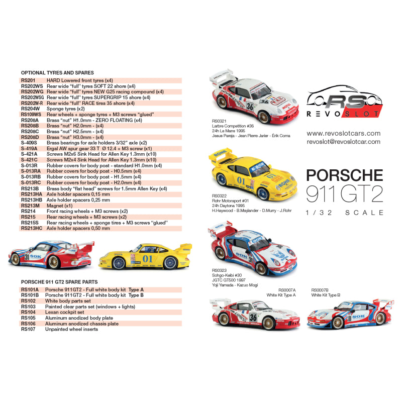 RevoSlot Porsche 911 GT2 “Sohgo-Keibi, No.30” JGTC GT500 1997 (Ref. RS0323)