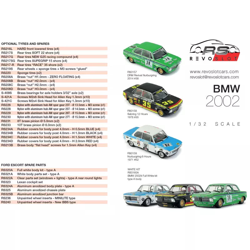 REVOSLOT BMW 2002ti - White Kit