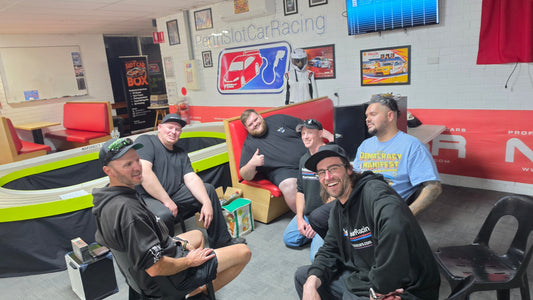 WHO RACES AT PERTH SLOT CAR RACING?