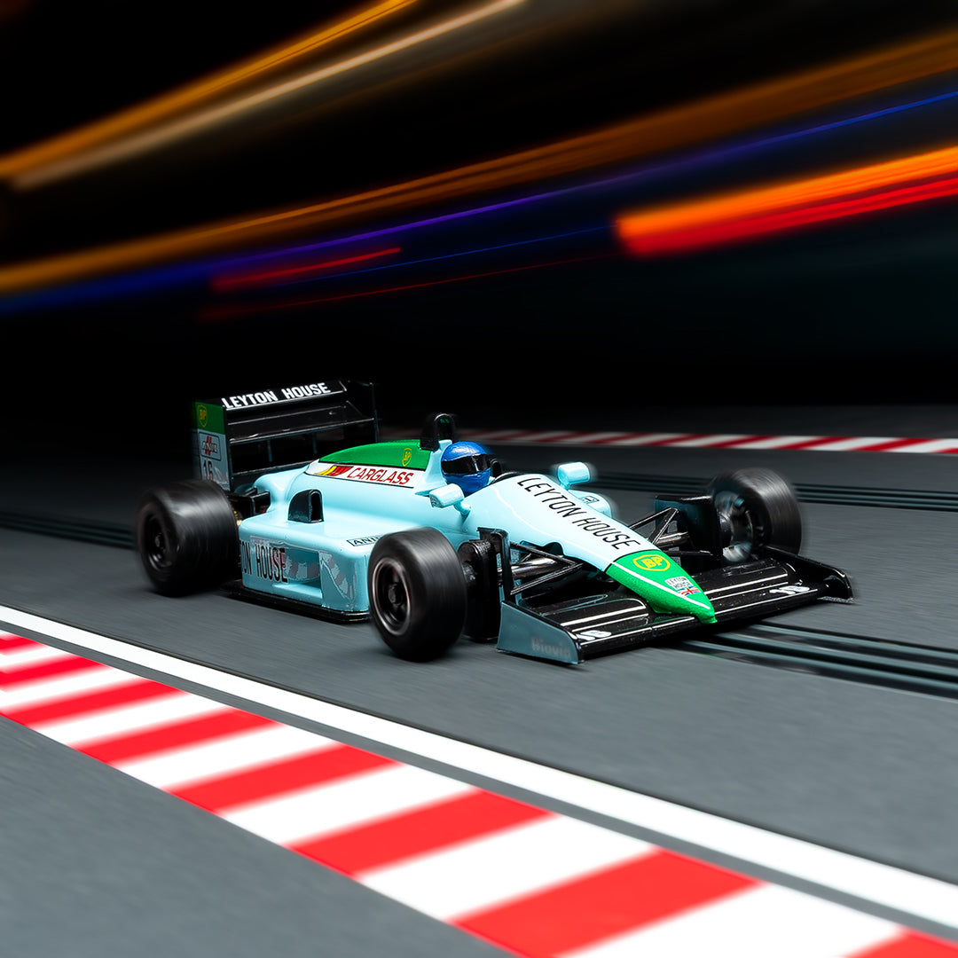 NSR Formula 86/89 Leyton House #16 IC 89 – “Racing Department” – Race Setup for Wooden Tracks (NSR0420RCW-IL)