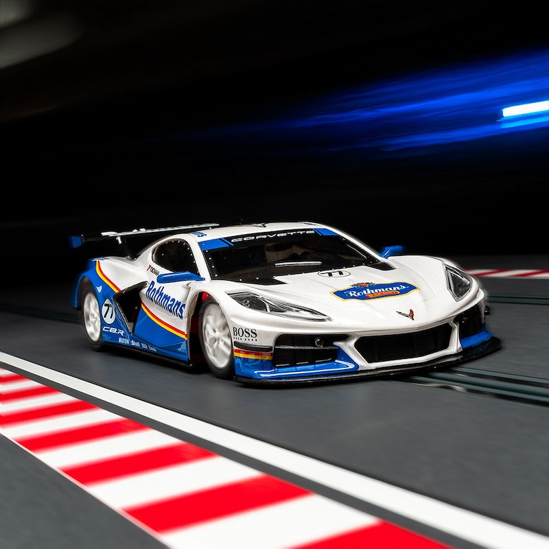 NSR Corvette C8.R Rothmans Blue Livery #77 — Anglewinder (NSR0577AW)