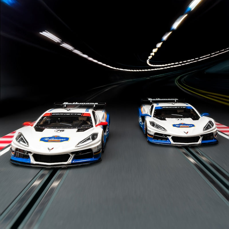 NSR Corvette C8.R Rothmans Blue Livery #77 — Anglewinder (NSR0577AW)