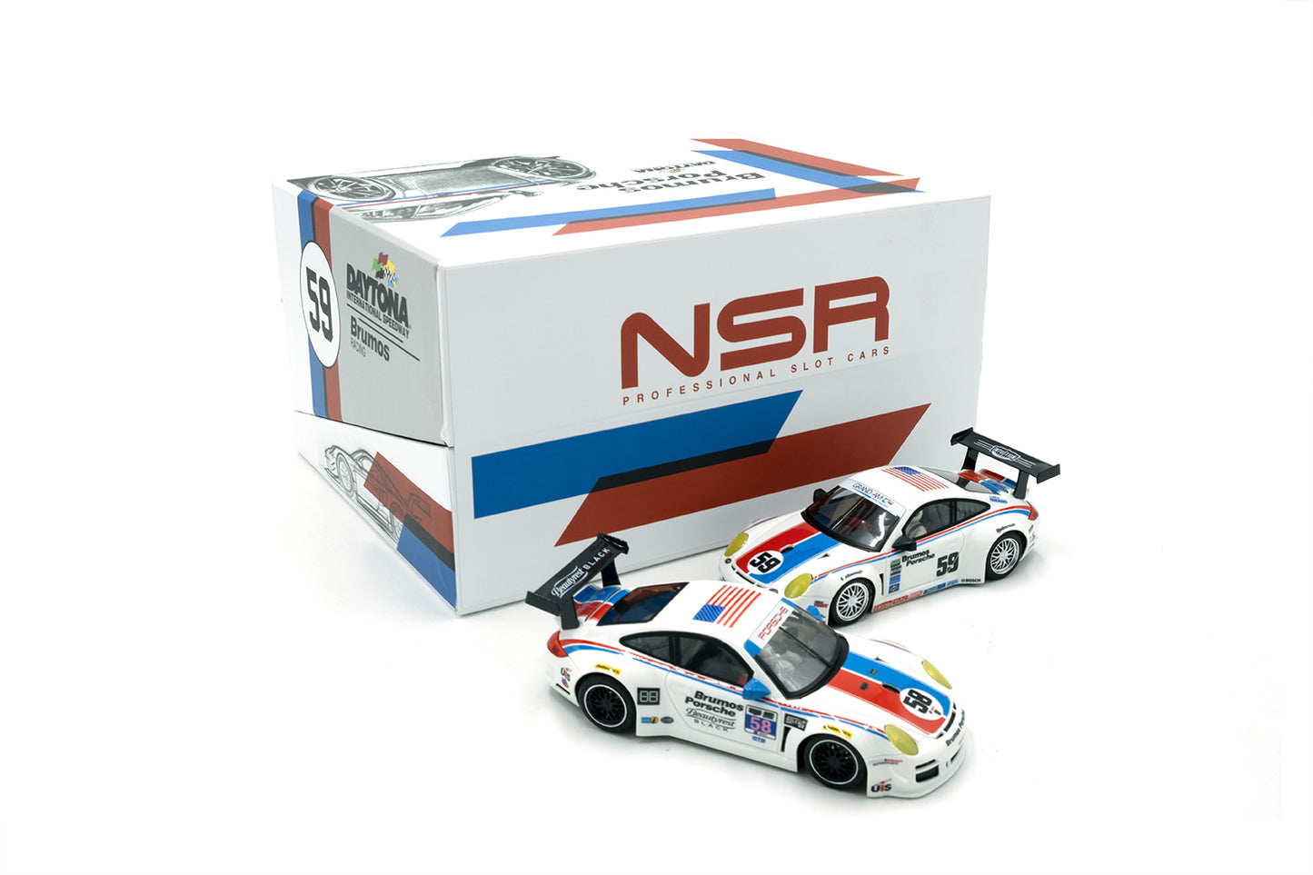 NSR Porsche 997 Brumos – 24H Daytona #58 (2015) / #59 (2012) (Set14)