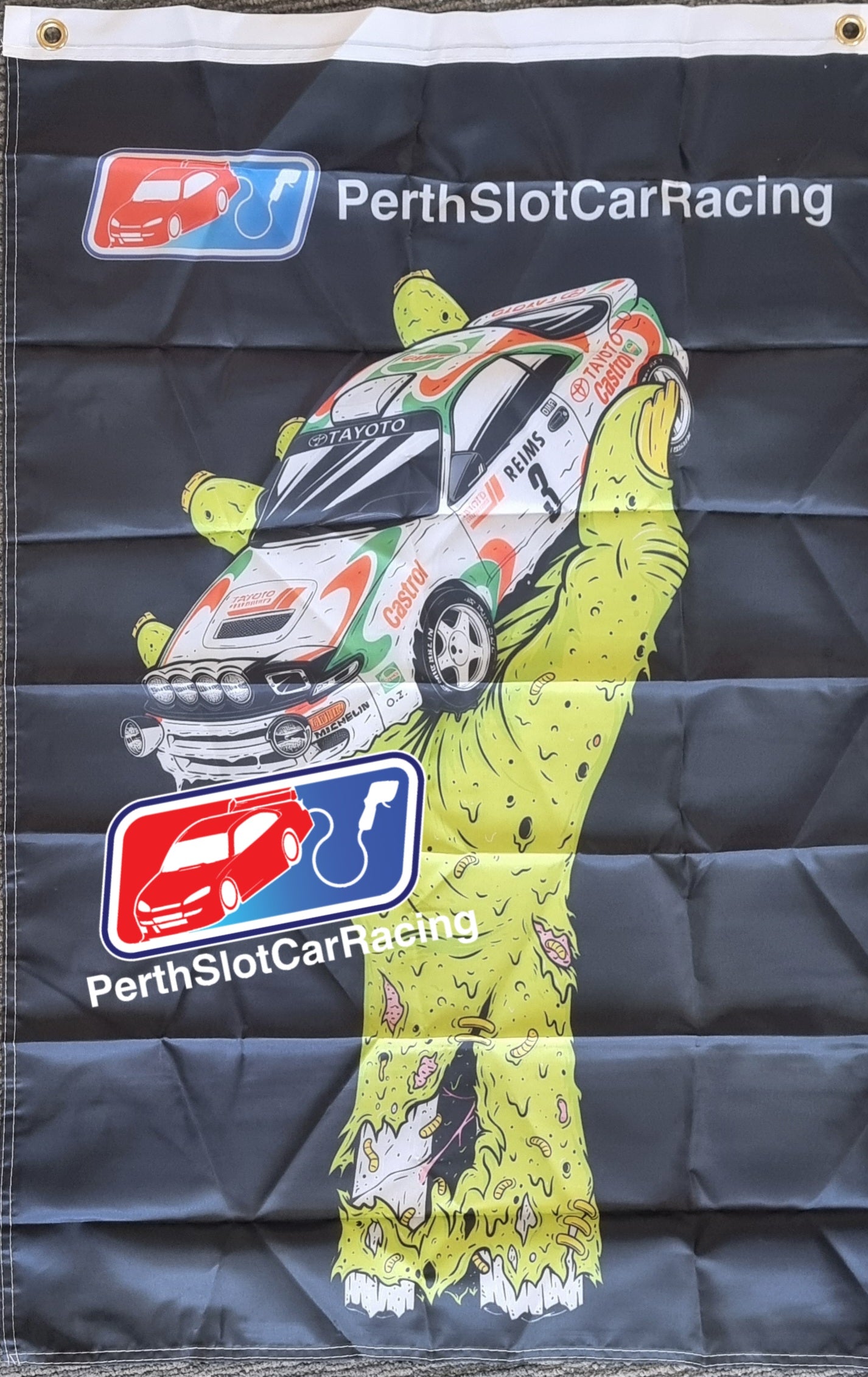 Perth Slot Car Racing – Zombie Collection Flags