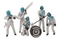 7521133 CARRERA Pit Mechanics Silver 5pce