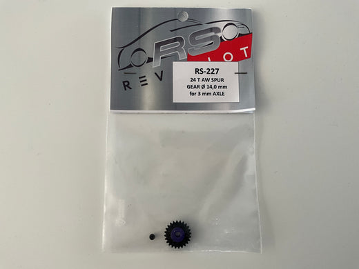 REVOSLOT 24 T AW Spur Gear Nylon 14.0 for 3mm AXLE (RS-227)