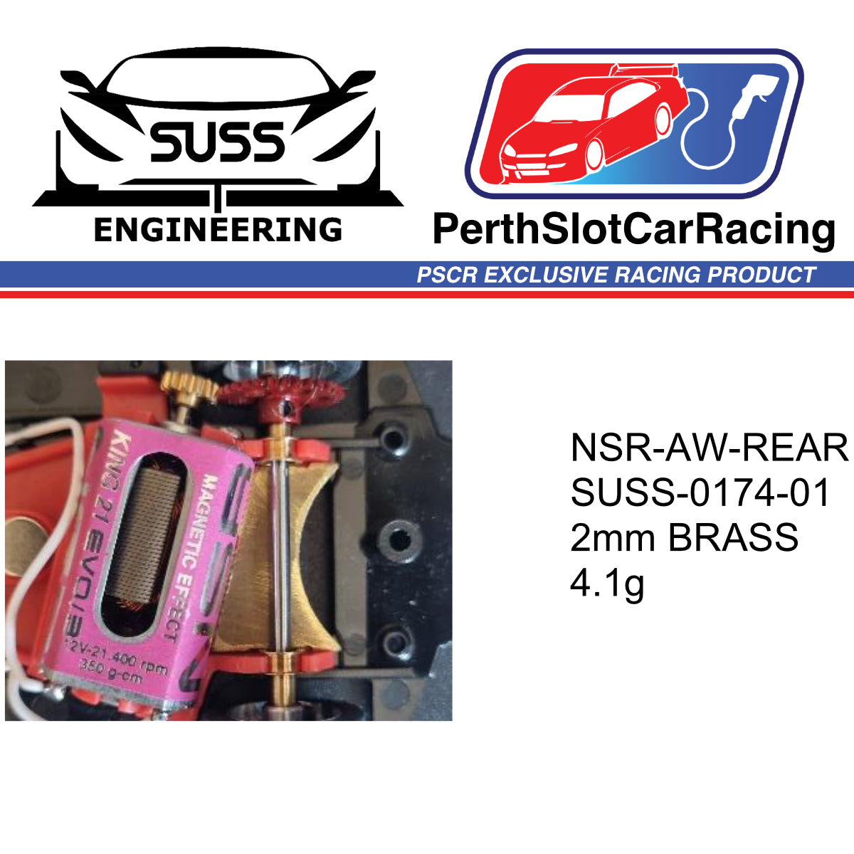 SUSS ENG NSR Anglewinder Rear Pod Weight (SUSS-0174-01)