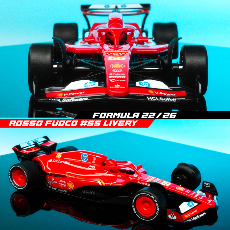 NSR Formula 22/26 - Fire Red n.55 - C. Sainz Jr. (NSR0564IL)