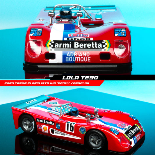 NSR Lola T290 Ford Targa Florio 1973 16# - "Pooky" E. Pasolini (NSR0566SW)