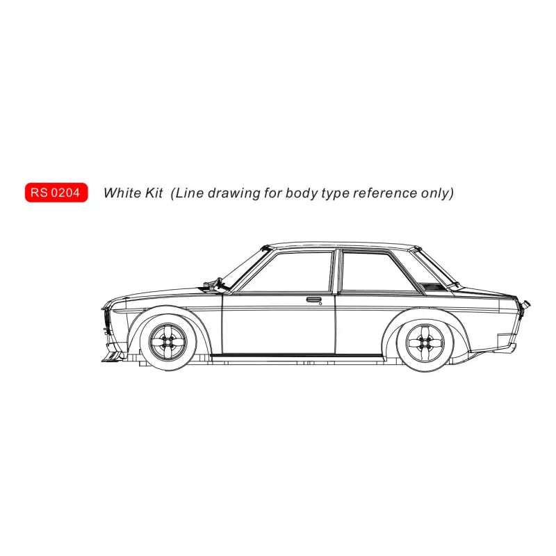 REVOSLOT Datsun 510 – White Kit (RS0204)