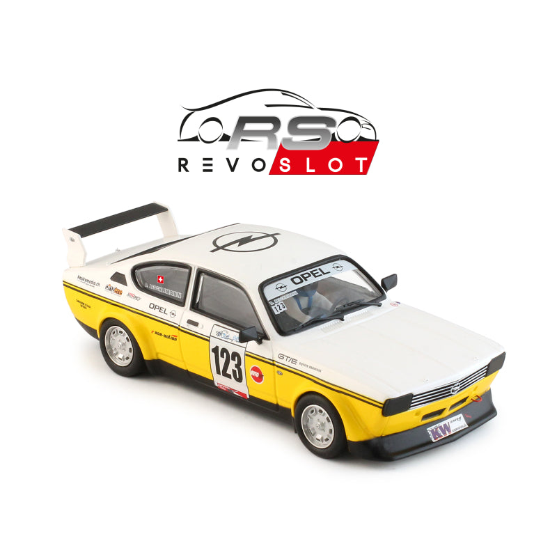 RevoSlot Opel Kadett GT/E #123 InterSwiss Trophy 2022 – D. Aeschlimann (RS0316)