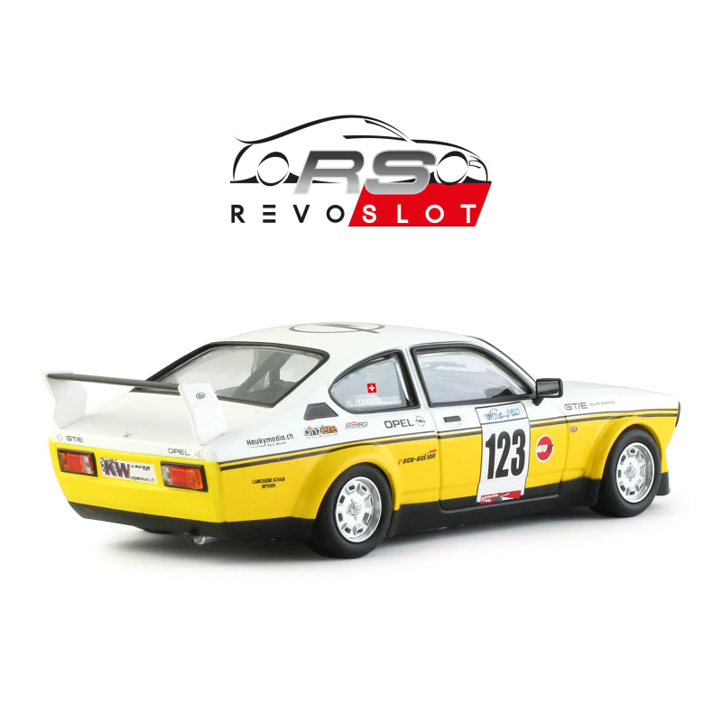 RevoSlot Opel Kadett GT/E #123 InterSwiss Trophy 2022 – D. Aeschlimann (RS0316)
