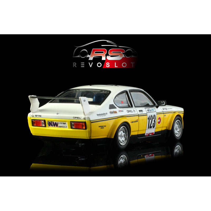 RevoSlot Opel Kadett GT/E #123 InterSwiss Trophy 2022 – D. Aeschlimann (RS0316)