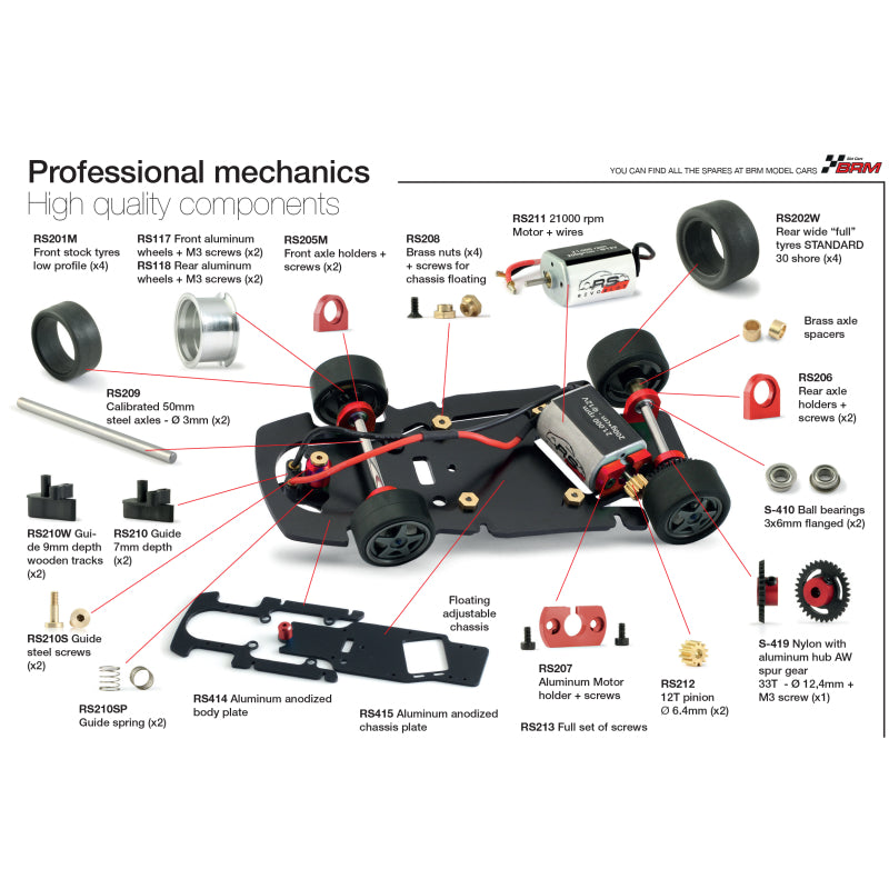REVOSLOT Lister Storm GTM - White Kit (RS0248)