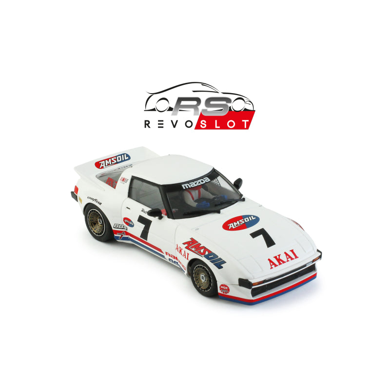RevoSlot Mazda RX-7 AKAI Racing Beat n.7 – 1980 IMSA GTU Championship Winner(RS0281)
