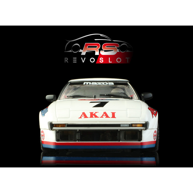 RevoSlot Mazda RX-7 AKAI Racing Beat n.7 – 1980 IMSA GTU Championship Winner(RS0281)