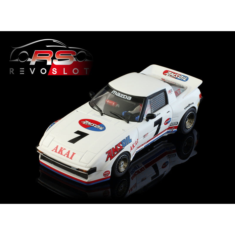 RevoSlot Mazda RX-7 AKAI Racing Beat n.7 – 1980 IMSA GTU Championship Winner(RS0281)