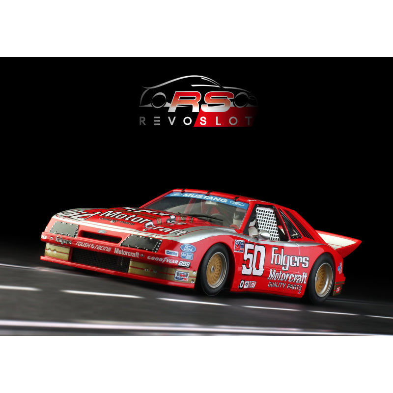 RevoSlot Ford Mustang GTO #50 Folgers/Motorcraft 24H Daytona 1986 (RS0318)