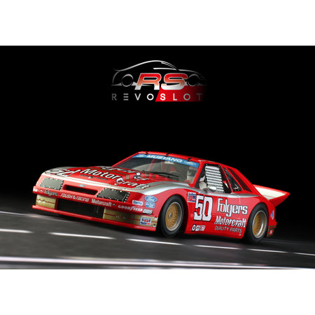 RevoSlot Ford Mustang GTO #50 Folgers/Motorcraft 24H Daytona 1986 (RS0318)