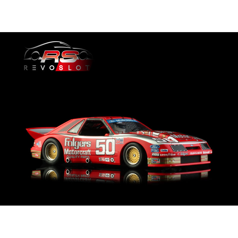 RevoSlot Ford Mustang GTO #50 Folgers/Motorcraft 24H Daytona 1986 (RS0318)