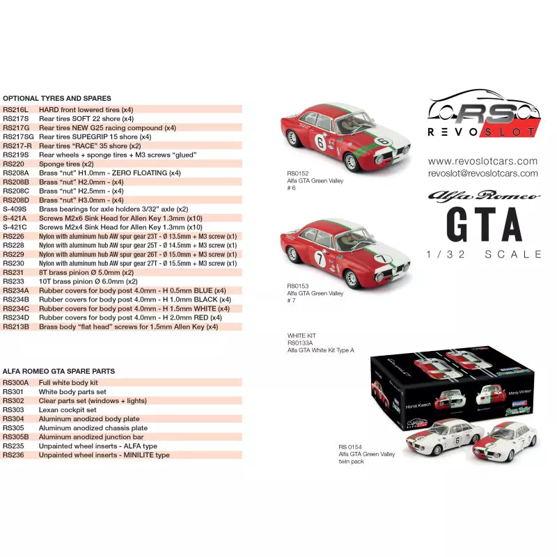 REVOSLOT Alfa Romeo GTA – Green Valley #6 (RS0152)