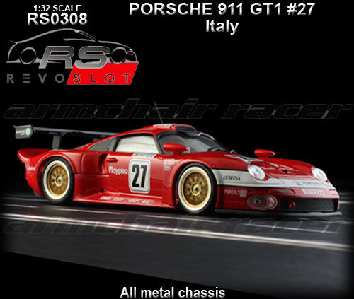 RevoSlot RS0308 Porsche 911 GT1 #27  (RS0308)
