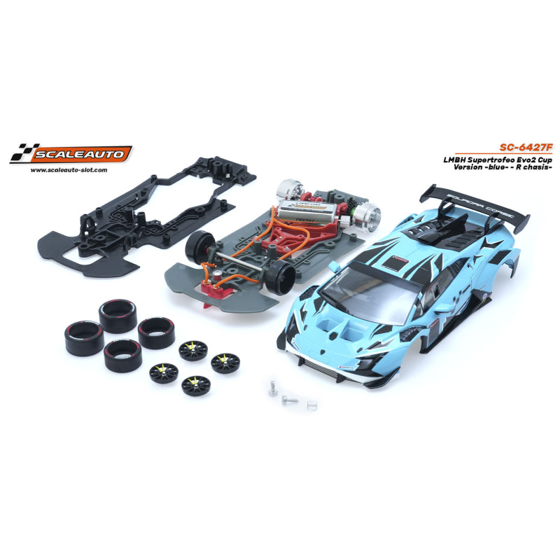 Scaleauto Lamborghini Super Trofeo EVO2 Cup Version Blue R-Chassis (SC-6427F)