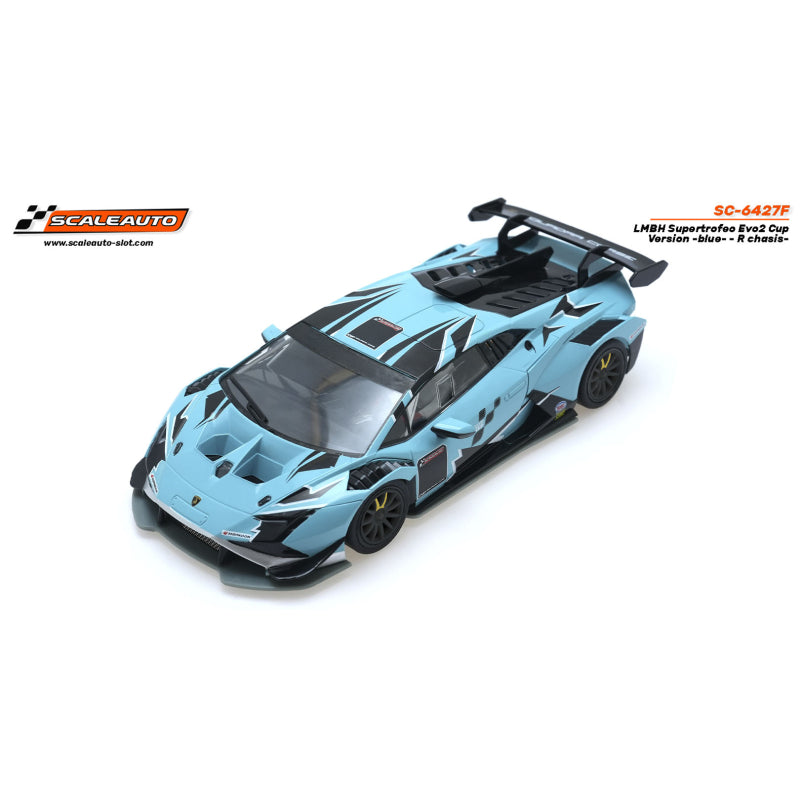 Scaleauto Lamborghini Super Trofeo EVO2 Cup Version Blue R-Chassis (SC-6427F)