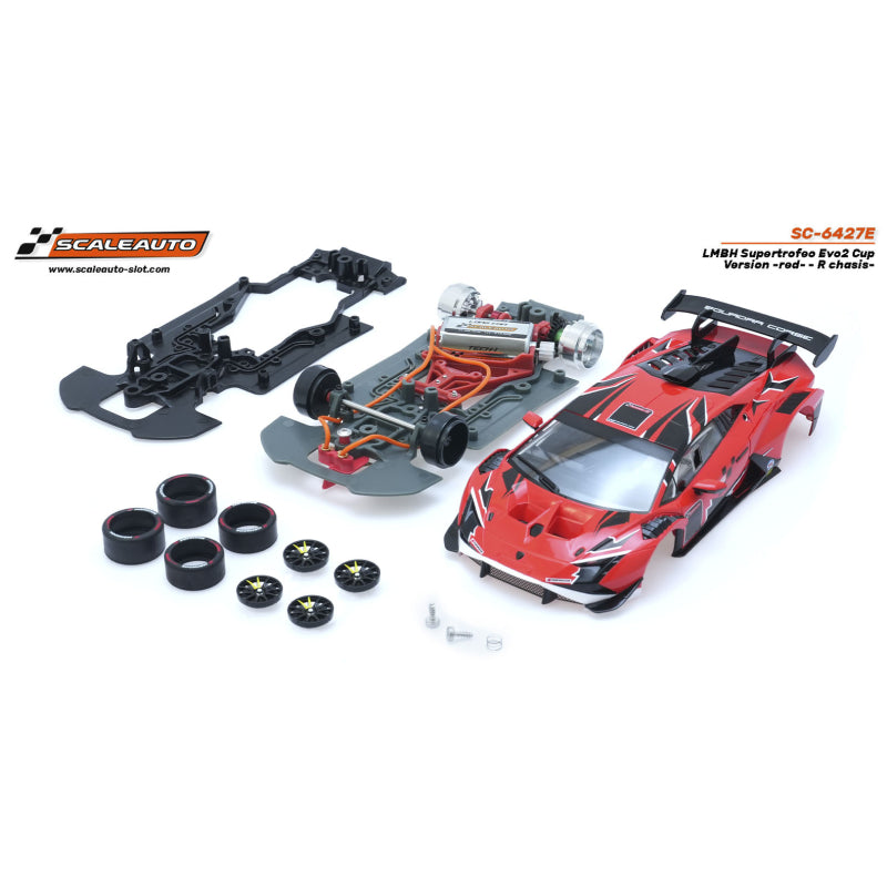 Scaleauto LMBH Supertrofeo EVO2 Cup Version Red – R Chassis (SC-6427E)