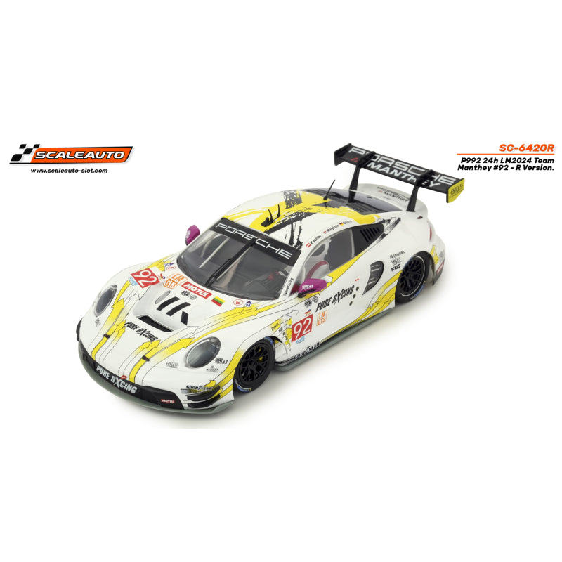 Scaleauto P911GT3 R (992) 24H LM 2024 n.92 Team Manthey - R Version (SC-6420R)